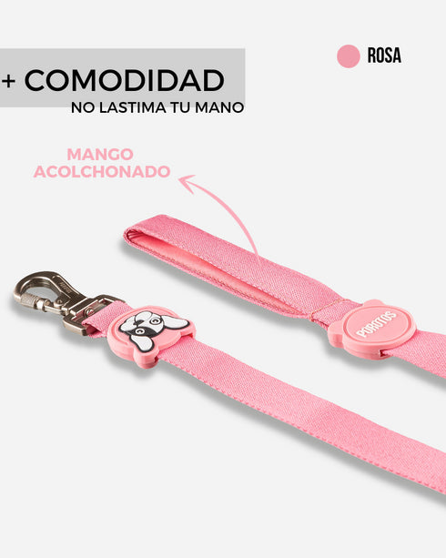 Correa Extra Larga Rosa